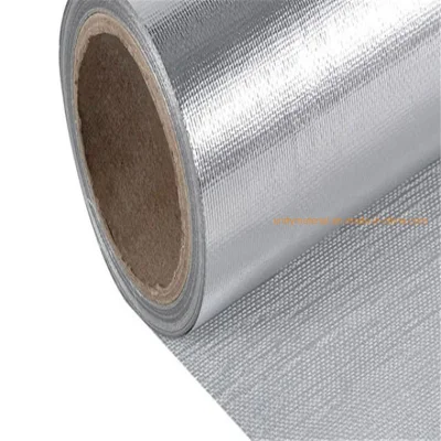 Tela tejida de los paños de fibra de vidrio/fibra de vidrio de E con el papel de aluminio revestido
