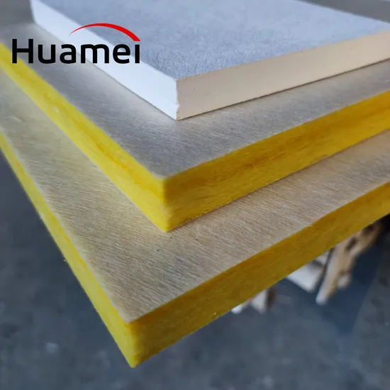 Paneles acústicos de fibra de vidrio a prueba de fuego para techo